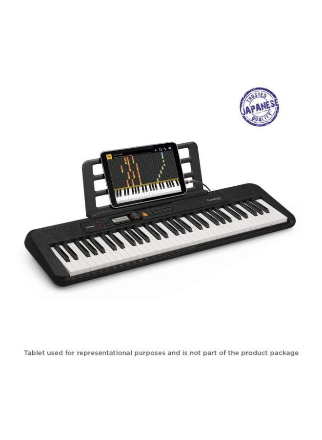 CASIO - 61-Key Portable Keyboard CT-S200BKC2 - Image 1