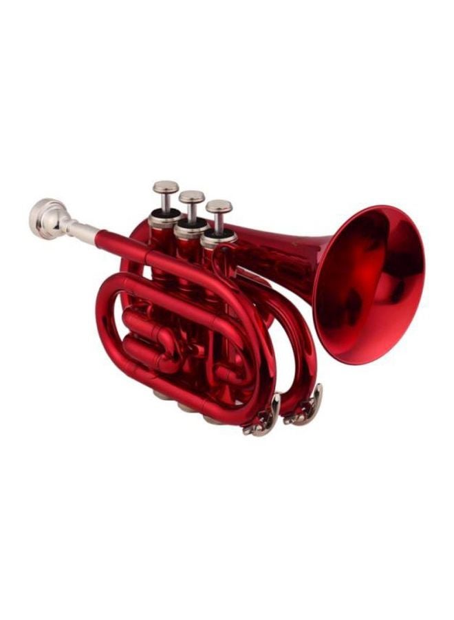 Muslady Pocket Trumpet Wind Instrument With Accessories Set  - Image 2