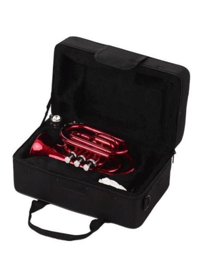 Muslady Pocket Trumpet Wind Instrument With Accessories Set  - Image 4