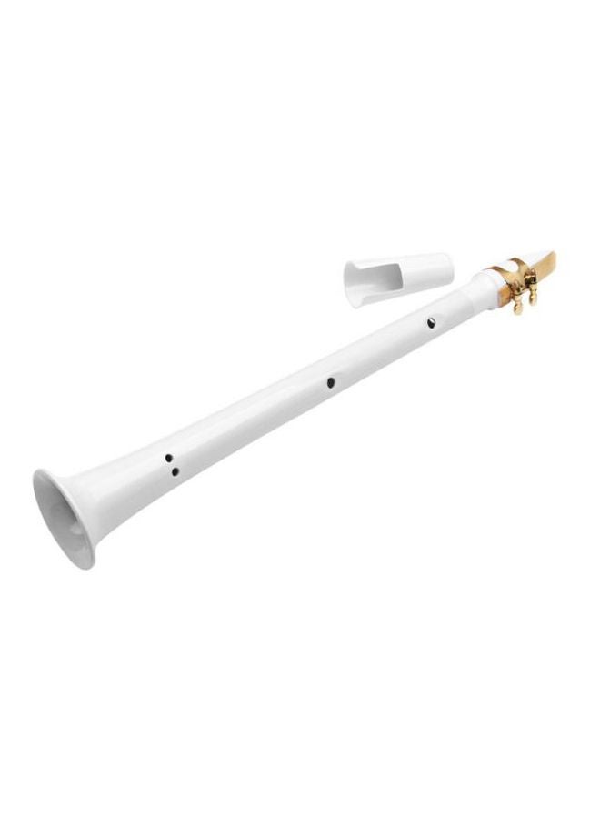 Muslady Mini Elegant White Saxophone With Carrying Bag  - Image 2