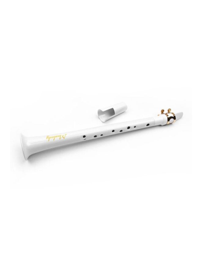 Muslady Mini Elegant White Saxophone With Carrying Bag  - Image 3
