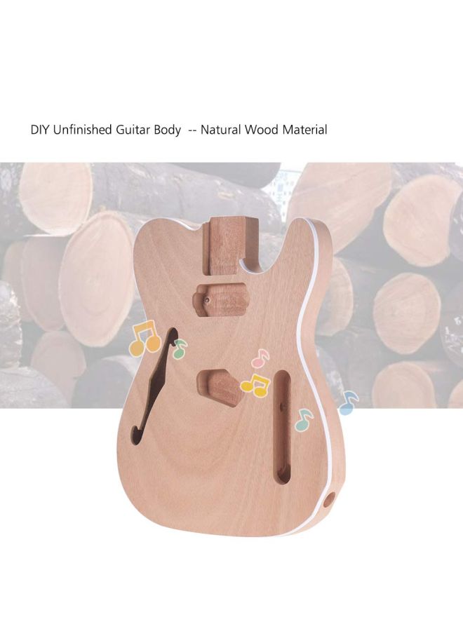 Muslady Unfinished Electric Guitar Body TL-F  - Image 5