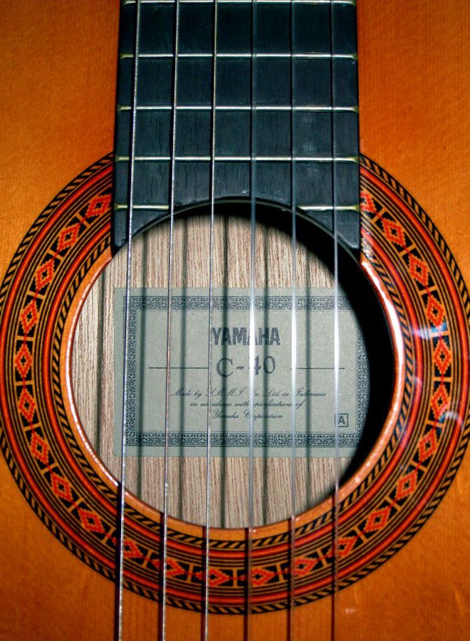 YAMAHA Classic Nylon Guitar C-40 - Image 5