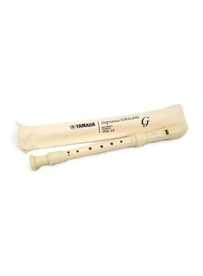 YAMAHA - Soprano Recorder YRS-23 White - Image 1