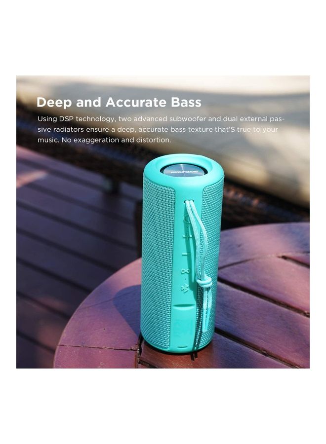 Outdoor Waterproof Portable Bluetooth Speaker Green - Image 2