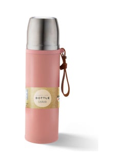 SHAHA Stainless Steel Bottle Pink/Silver 