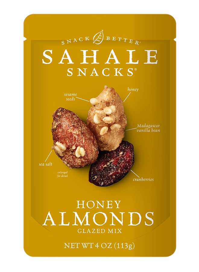 Sahale Snacks Glazed Mix Honey Almonds 113grams - Image 1