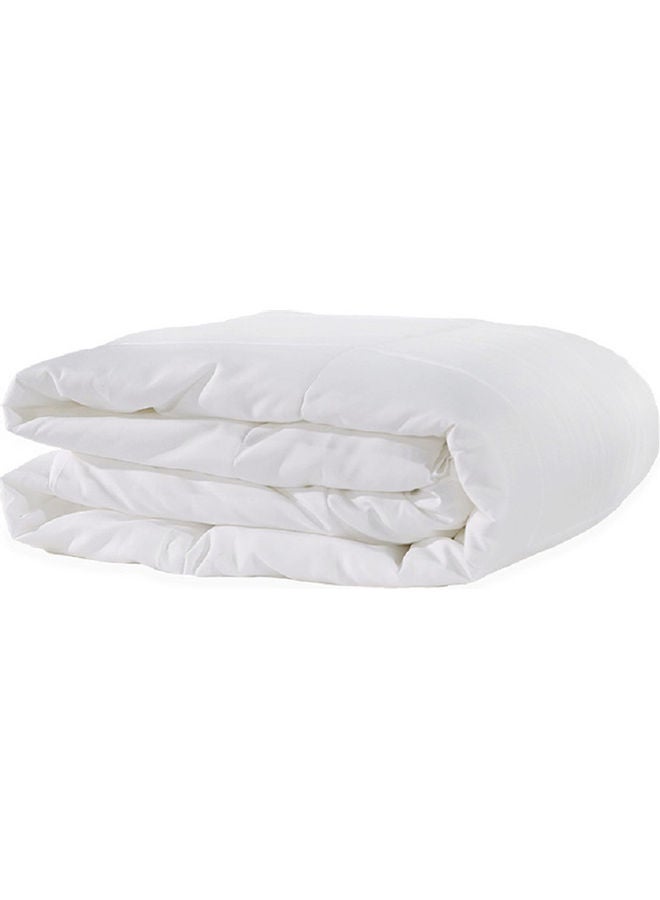 Generic Queen Size Quilted Down Duvet Insert Cotton White  - Image 1