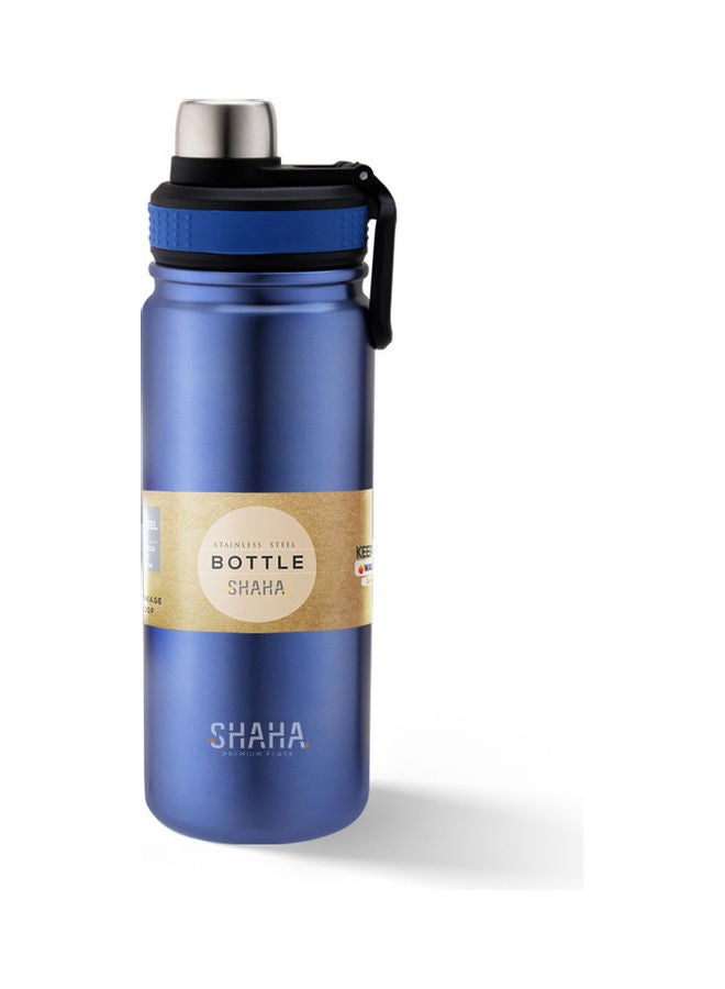 SHAHA Stainless Steel Vaccum Bottle Blue