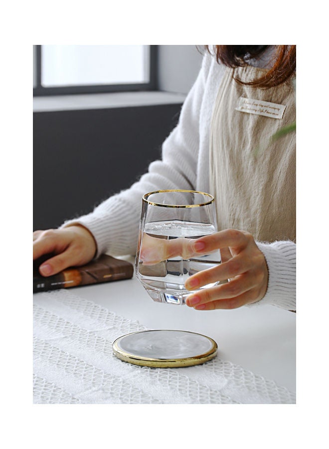 Shuer Creative Hexagonal Diamond Glass Clear 9.2x9.3x6.6cm - Image 4