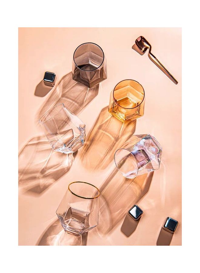 Shuer Creative Hexagonal Diamond Glass Clear 9.2x9.3x6.6cm - Image 5