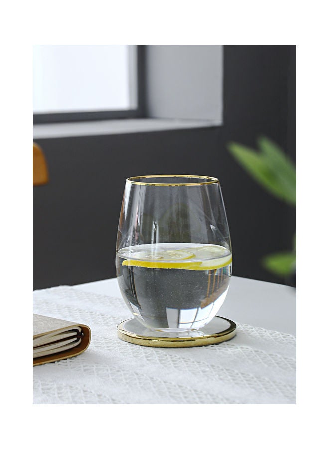 Shuer Phnom Penh Egg Glass Water Cup Clear 6.8x12.3cm - Image 2