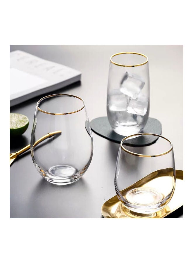 Shuer Phnom Penh Egg Glass Water Cup Clear 6.8x12.3cm - Image 4