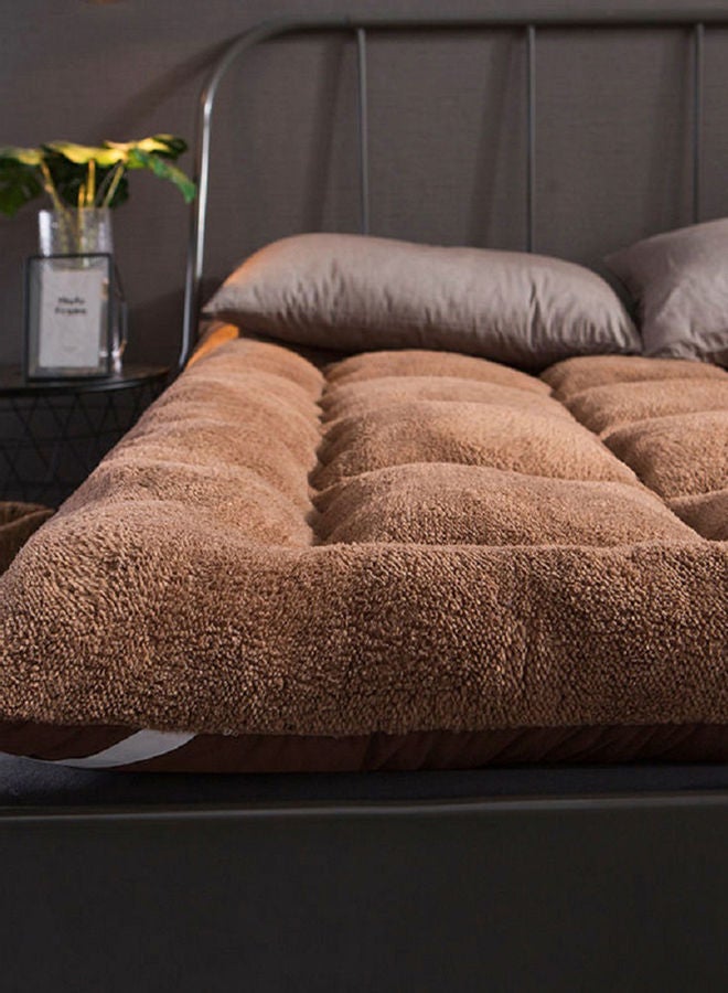 Mattress Topper Flannel Brown 220x200cm  - Image 2