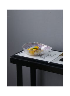 Shuer Nordic Glass Fruit Plate Clear 21x21x6cm  - Image 4