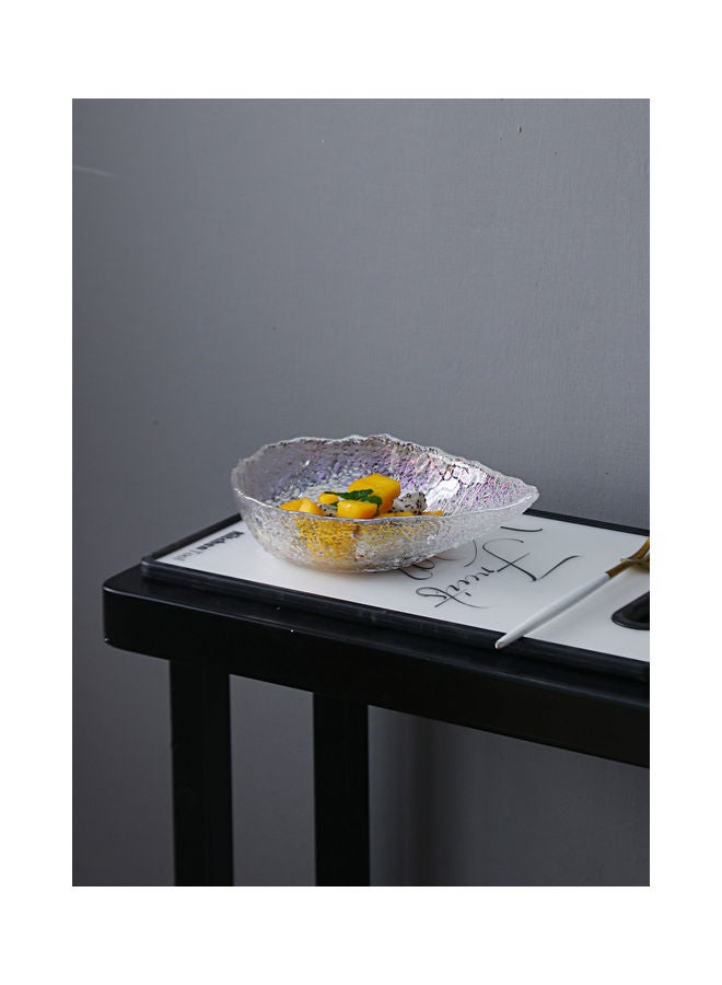Shuer Nordic Glass Fruit Plate Clear 21x21x6cm  - Image 4
