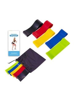 Kanteen Store Elastic Rope Yoga Workout  Pull Up Assist Band Resistance Bands For Workout Body Stretch Powerlifting Band  5Pcs  - Image 3