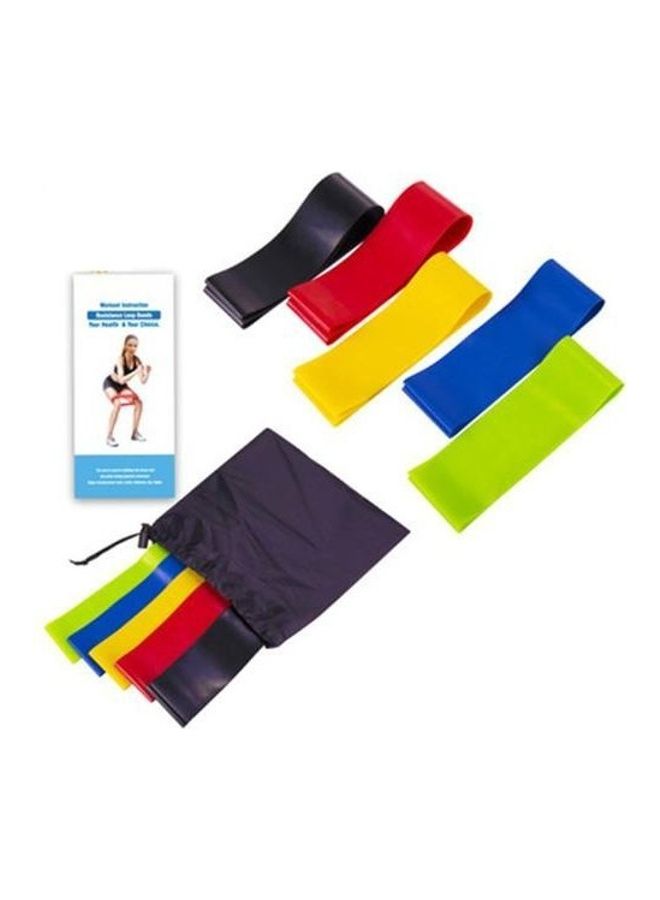 Kanteen Store Elastic Rope Yoga Workout  Pull Up Assist Band Resistance Bands For Workout Body Stretch Powerlifting Band  5Pcs  - Image 3