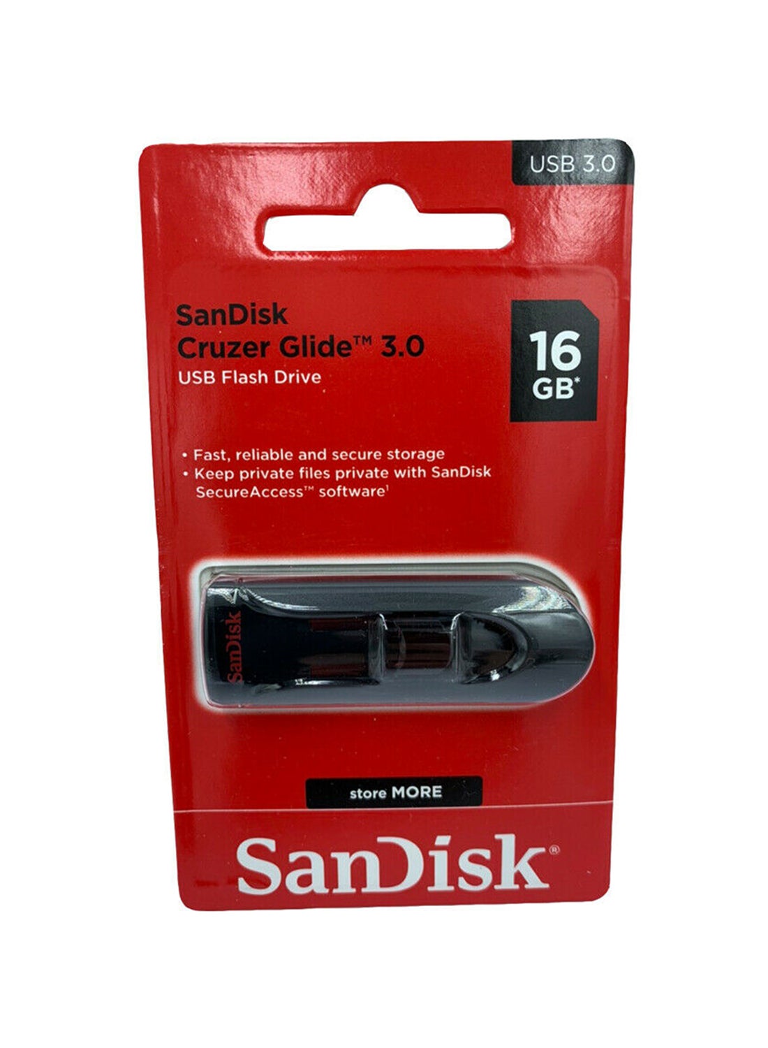 Sandisk 16GB Cruzer Glide 3.0 USB Flash Drive - SDCZ600-016G-G35 16 GB ...