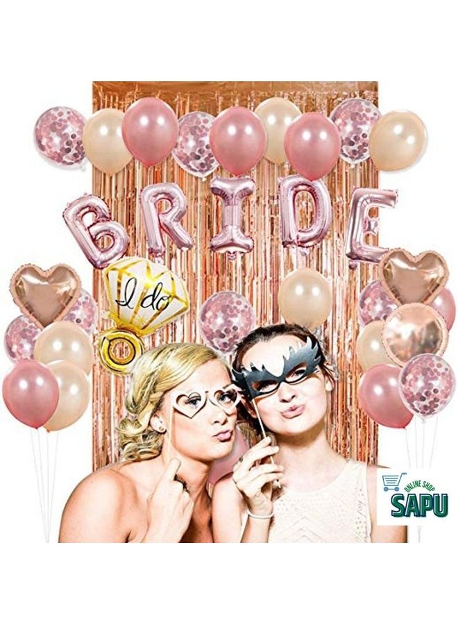 SAPU 40-Piece Bride Party Balloon Decorations Kit - Image 4