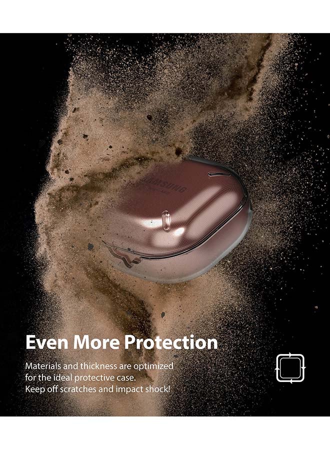 رينجك غطاء حماية صلب مزود بقفل لسلسلة المفاتيح لسماعة جالاكسي بودز لايف إصدار (2020) شفاف - Image 4