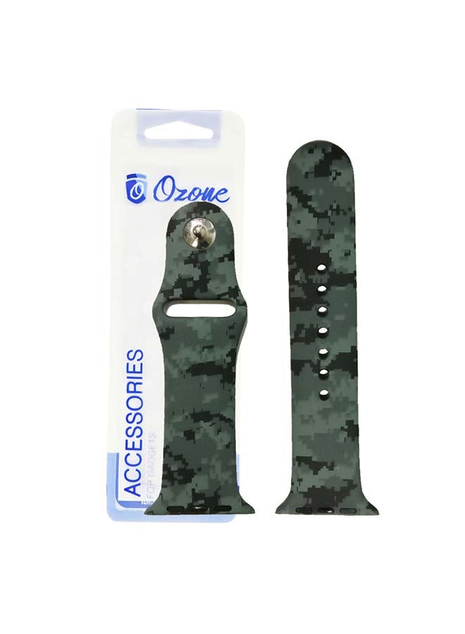 Ozone - Replacement Silicon Wristband For Apple Watch Series 4/3/2/1 R Grey - Image 1