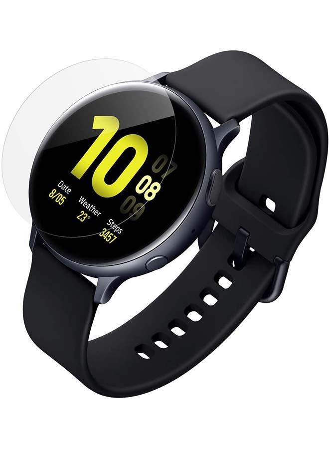 O Ozone 2-Piece Screen Protector For Galaxy Watch Active 2 Clear - Image 3