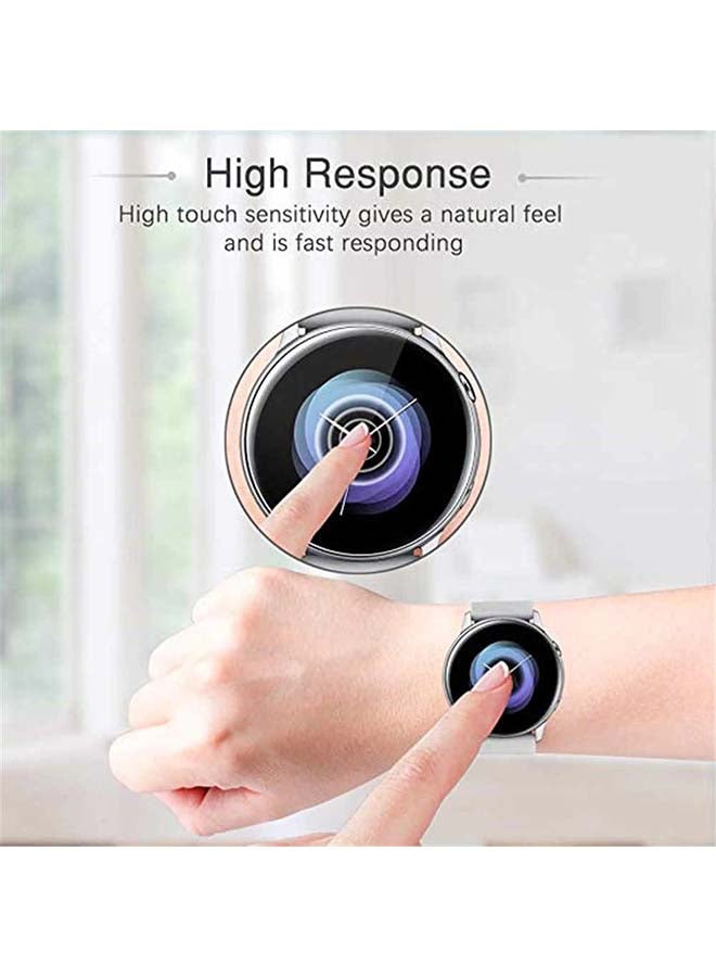 O Ozone 2-Piece Screen Protector For Galaxy Watch Active 2 Clear - Image 4