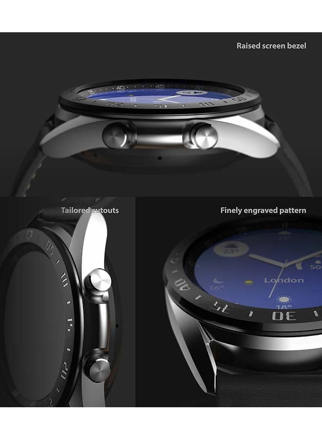 رينجك لاصقة حماية للشاشة بإطار مرتفع لساعة جالاكسي 3 أسود - Image 3