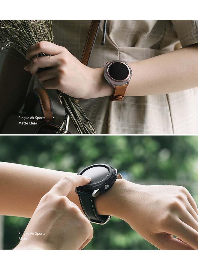 رينجك غطاء حماية آير سبورتس سيريس خفيف الوزن ورفيع لساعة سامسونج جالاكسي 3 مقاس 41 مم أسود - Image 3