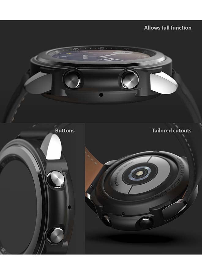 رينجك غطاء حماية آير سبورتس سيريس خفيف الوزن ورفيع لساعة سامسونج جالاكسي 3 مقاس 41 مم أسود - Image 5