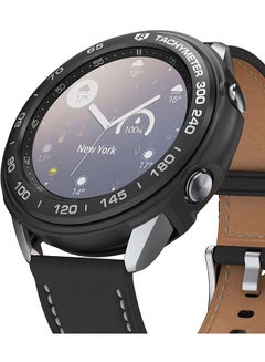 Ringke Flexible Soft TPU Case With Bezel Ring Adhesive Slim Cover For Galaxy Watch 3 Black  - Image 1
