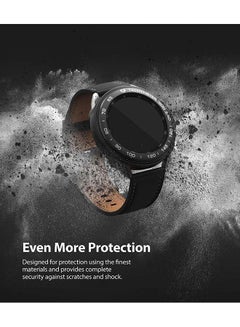 Ringke Flexible Soft TPU Case With Bezel Ring Adhesive Slim Cover For Galaxy Watch 3 Black  - Image 4
