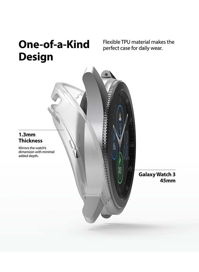 Ringke Protective Case Cover For Samsung Galaxy Watch 3 Matte Clear  - Image 2