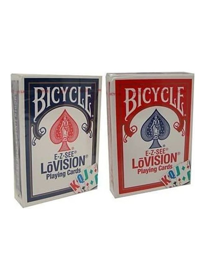 Bicycle 2-Pack Lo Vision Special Playing Cards  - Image 1