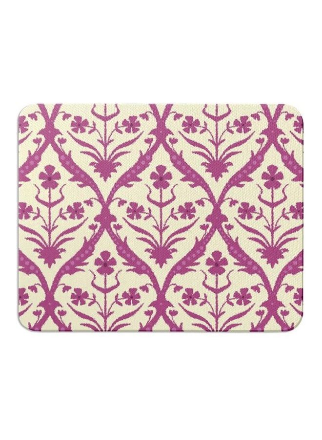 Wackylicious Printed Anti-Slip Mousepad Purple/Beige - Image 1