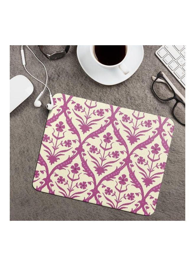 Wackylicious Printed Anti-Slip Mousepad Purple/Beige - Image 2