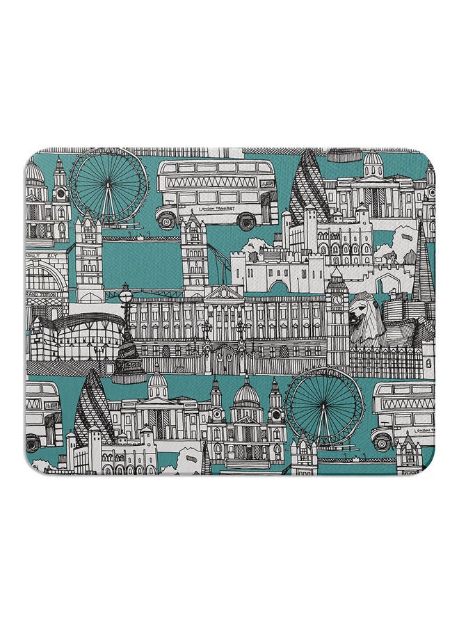 واكيليشيس لوحة ماوس بطبعة، ضد الانزلاق متعدد الألوان - Image 1