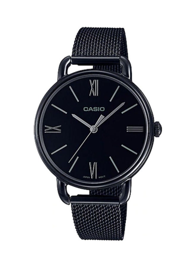 CASIO Women's Wrist Watch Water Resistant Round Stainless Steel Analog Ltp-E414Mb-1A - Image 2