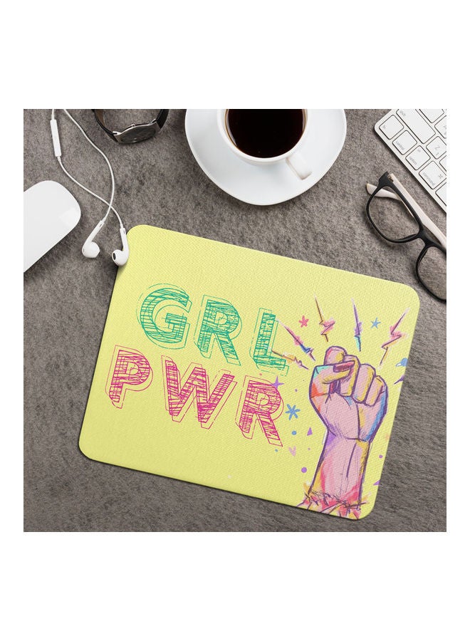 Printed Anti-Slip Mousepad Multicolour