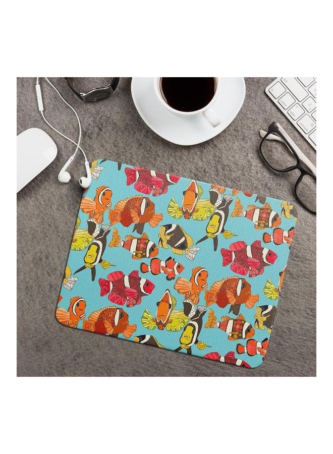 Wackylicious Fish Printed Anti-Slip Mousepad Multicolour - Image 2