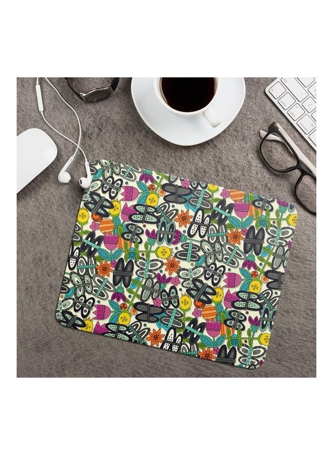 Wackylicious Floral Printed Anti-Slip Mousepad Multicolour - Image 2