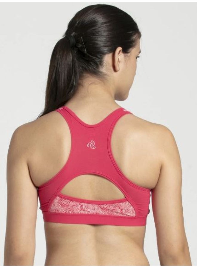JOCKEY - Power Back Padded Active Sports Bra Assorted Color/Print - Image 1