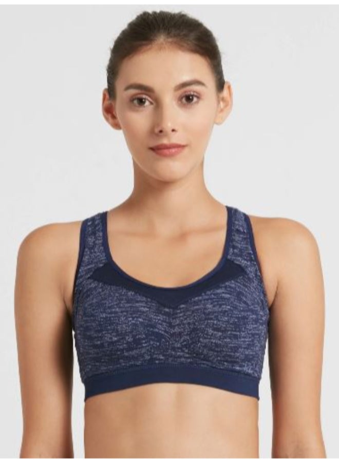 JOCKEY Slipon Active Sports Bra Blue  - Image 1