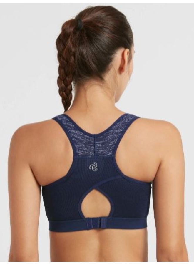 JOCKEY Slipon Active Sports Bra Blue  - Image 2