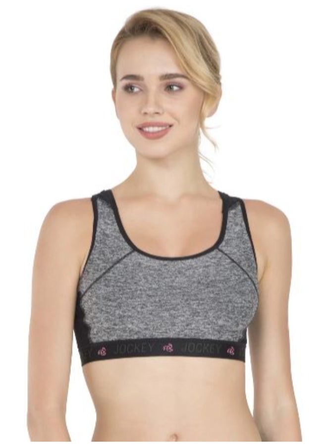 JOCKEY - Active Sports Bra Grey - Image 1