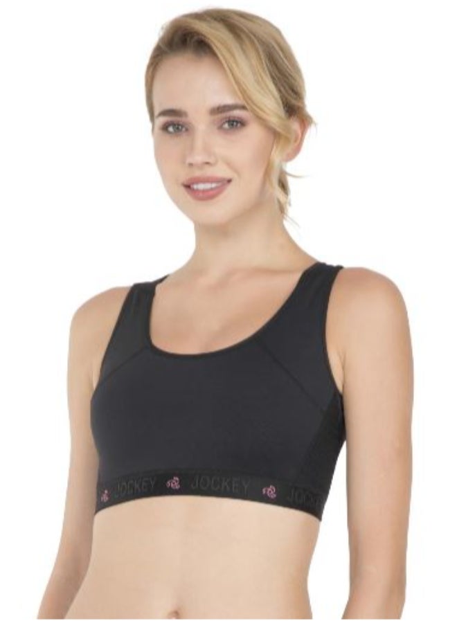 JOCKEY - Active Sports Bra Black - Image 1