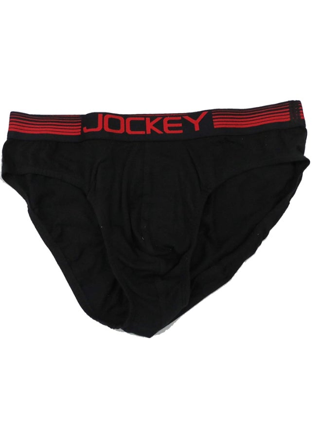 JOCKEY Zone Stretch Brief Black 