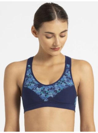 Racer Back Padded Active Sports Bra Assorted Color/Print - v1614755106/N44698647V_1