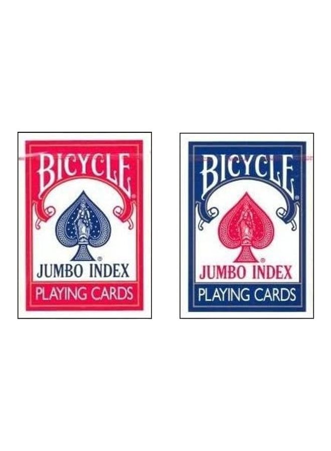 بايسكل مجموعة بطاقات لعب بفهرس كبير مكونة من قطعتين - Image 2